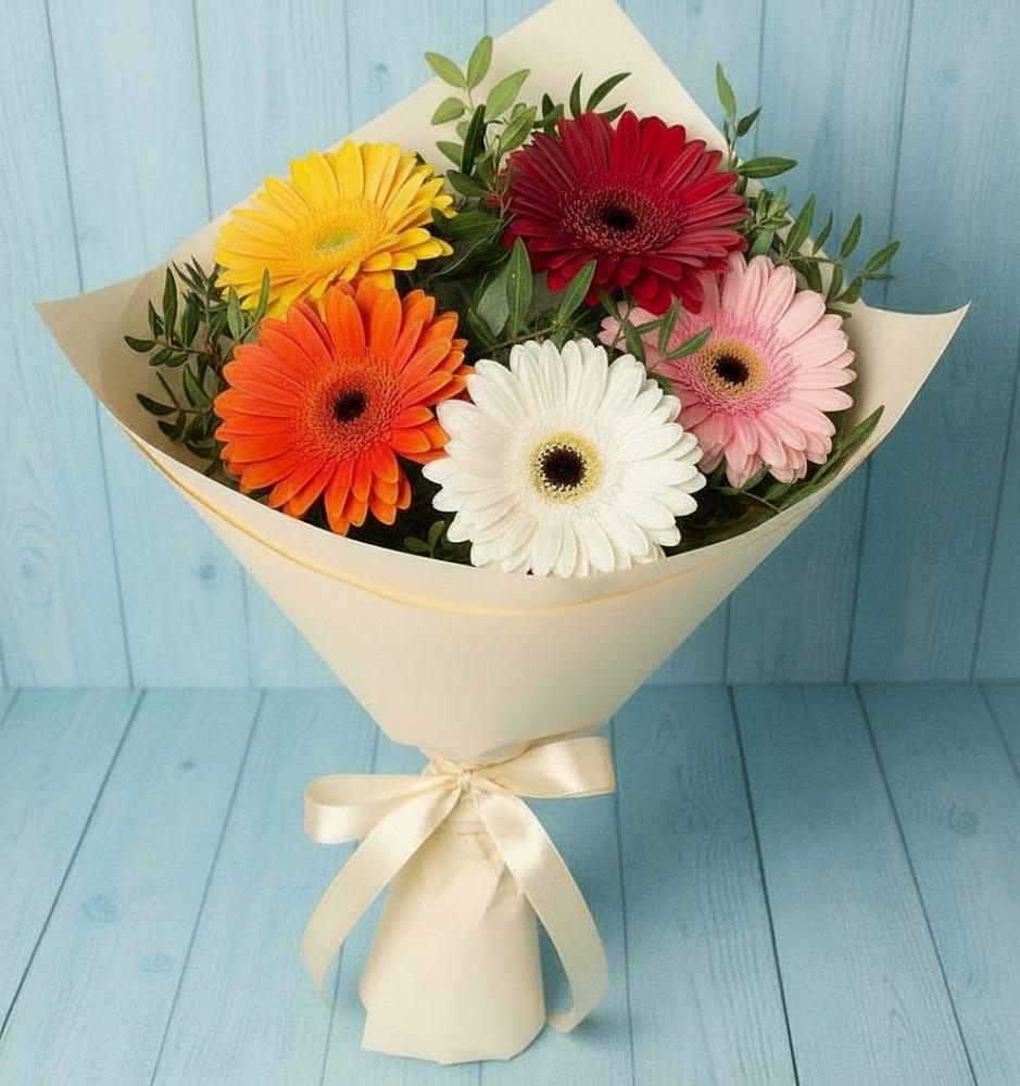 Букет цветов из: Герберы в Вавож
