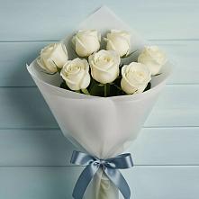 Букет 7 Белых роз Эдлесс Лав в Вавож