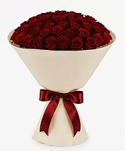 Букет 101 Бордовая роза Блэк Бакарра в Вавож