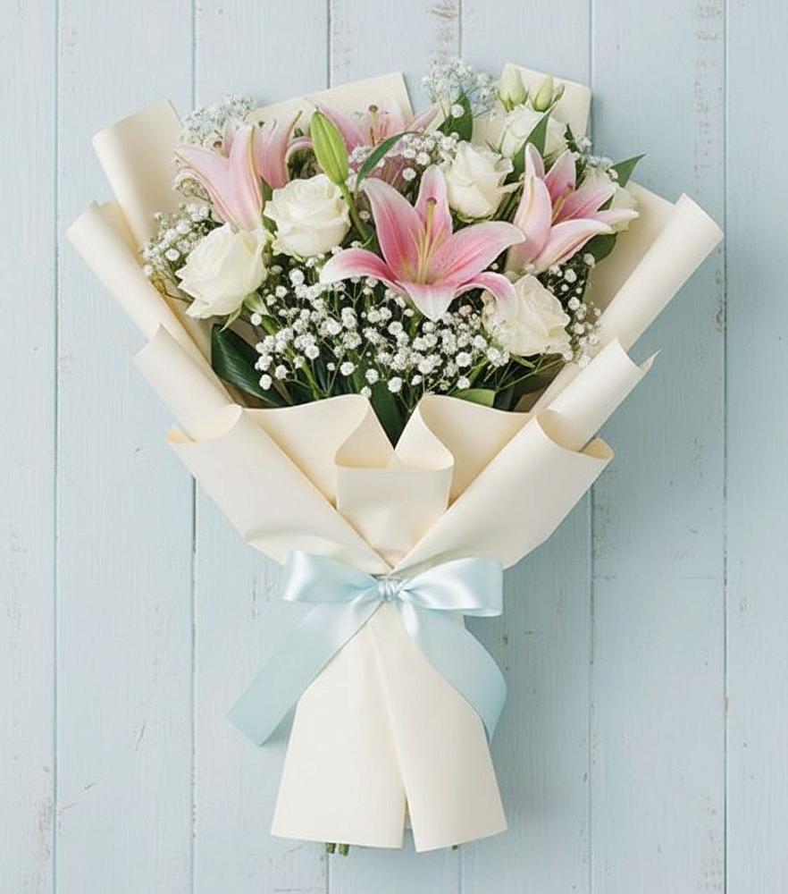 Букет цветов из: Лилии в Вавож