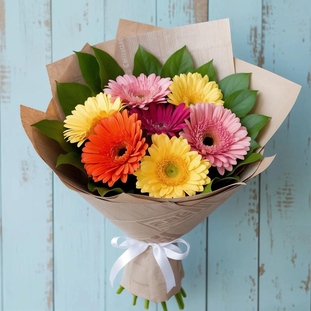 Букет цветов из: Герберы в Вавож