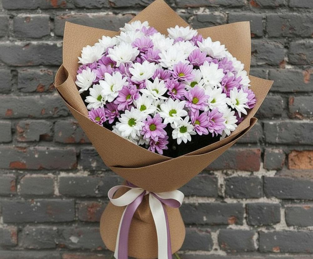 Букет цветов из: Хризантемы в Вавож