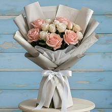 Букет цветов из:  Розы #REPLACE_PRED# Вавож
