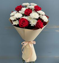 Букет цветов из:  Розы и Хризантемы в Вавож