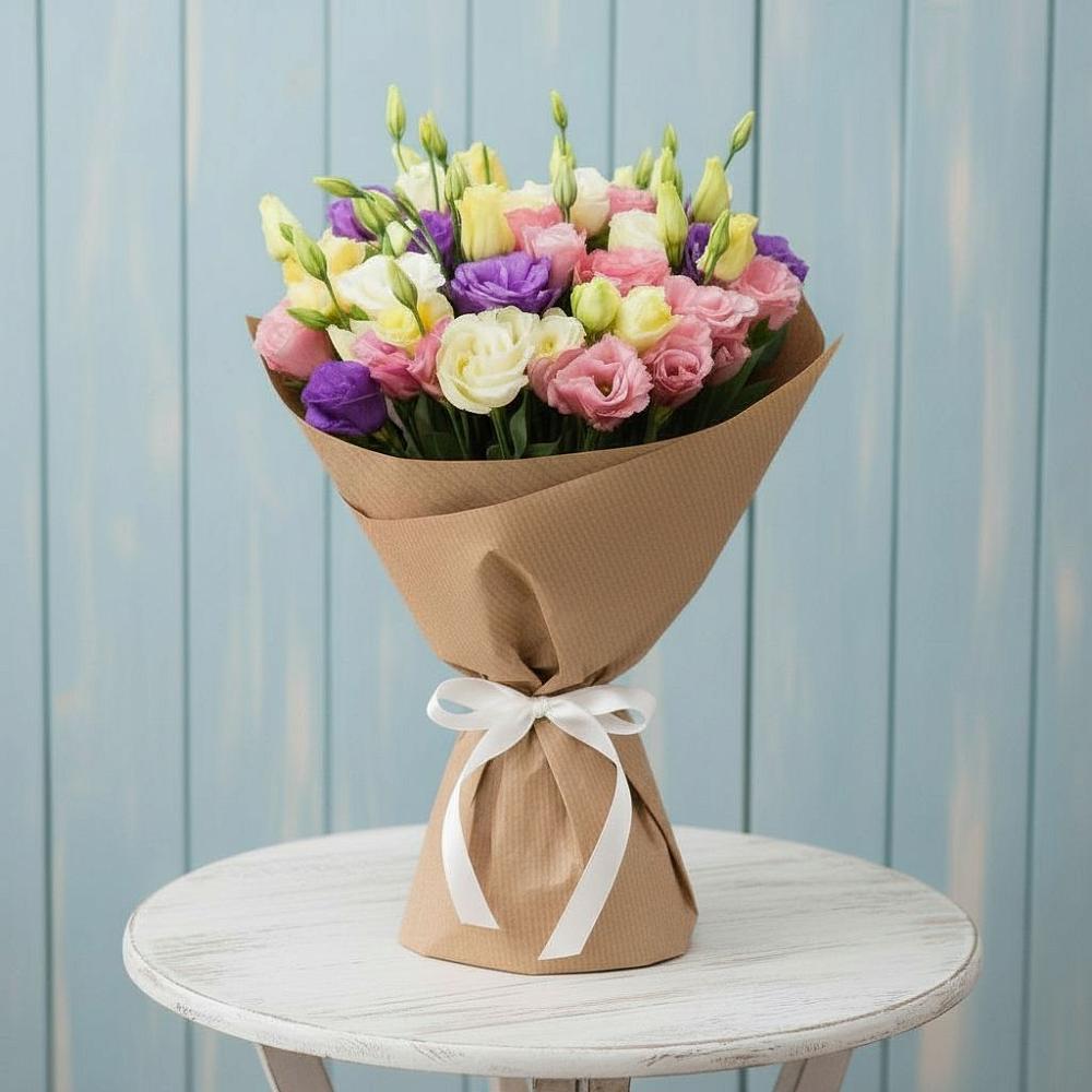 Букет цветов из: Лизиантусы в Вавож