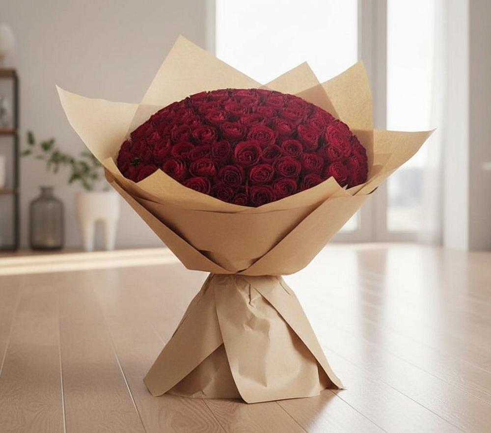 Букет 101 Красная роза в Вавож
