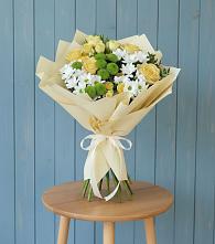 Букет цветов из:  Хризантемы и Розы в Вавож