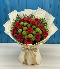 Букет цветов из:  Розы и Хризантемы в Вавож
