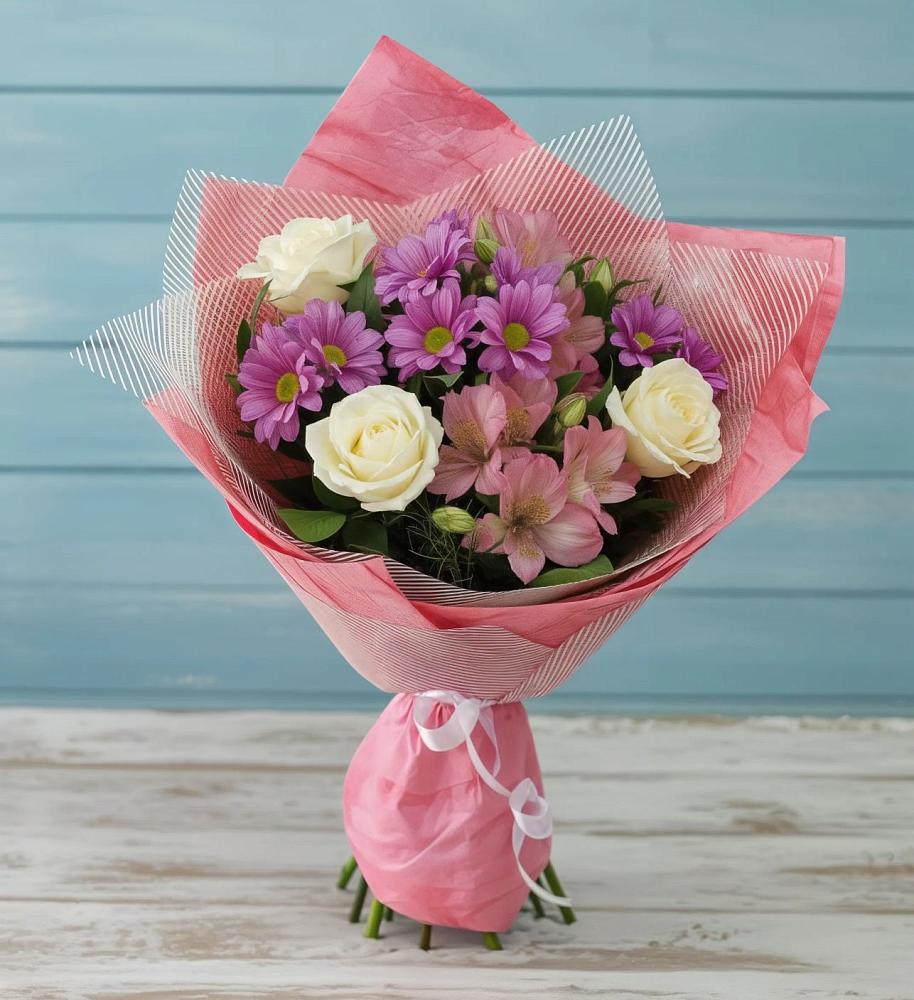 Букет цветов из: Герберы в Вавож