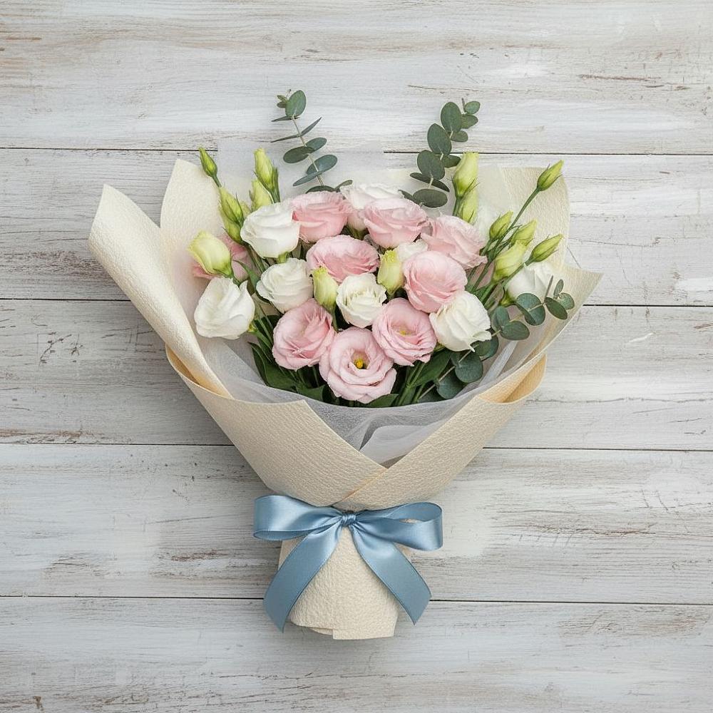 Букет цветов из: Лизиантусы в Вавож